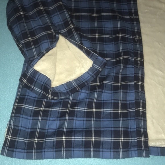 L.L. BEAN fleece lined button up long sleeve flannel cozy shacket NEW size S - Picture 1 of 12
